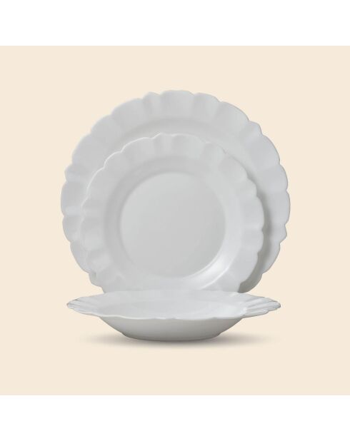 Tafelset San Ignacio weiß - 12-teilig