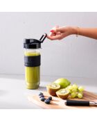 Lot de Mixeur de voyage Xtra 300 W noir/ gris/transparent - 0,57 L