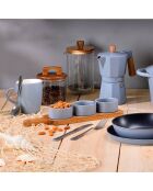 2 Tasses Noia de San Ignacio bleues - 340 ml