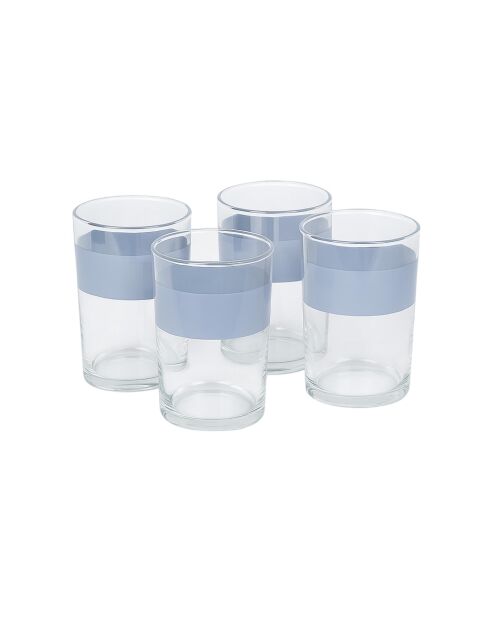 Lot de 4 Verres Noia San Ignacio transparents 0,5 L