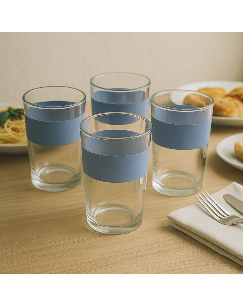 Lot de 4 Verres Noia San Ignacio transparents 0,5 L
