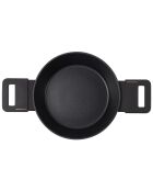 Set van 2 ovenschotels met zwarte deksels