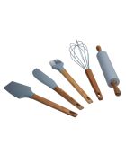Lot de 5 Ustensiles de cuisine Noia San Ignacio gris/ marrons