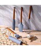 Lot de 5 Ustensiles de cuisine Noia San Ignacio gris/ marrons