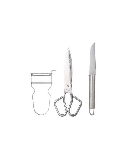 Lot de 3 Ustensiles de cuisine blancs