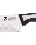 Couteau santoku tranchant MasterPro argenté - D. 17,5cm