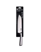 Couteau santoku tranchant MasterPro argenté - D. 17,5cm