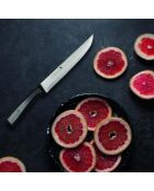 Couteau santoku tranchant MasterPro argenté - D. 17,5cm