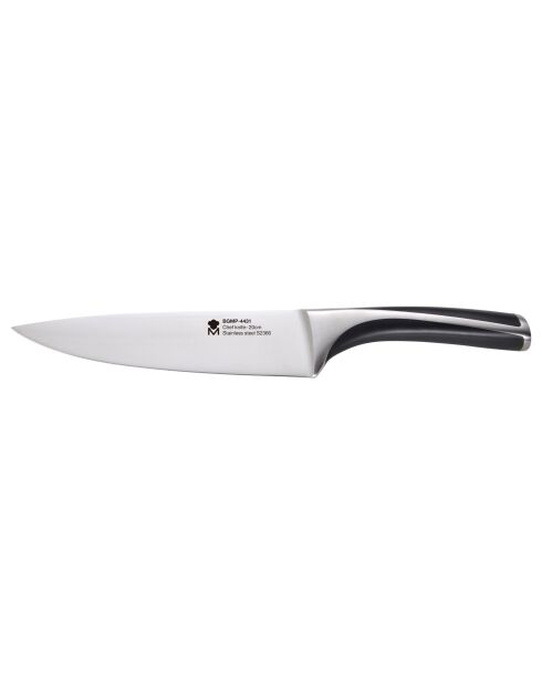 Couteau de chef élégance MasterPro argenté - D.20cm