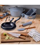 Noia San Ignacio Muffinförmchen, blau, Durchmesser 26,8 x 16,5 x 3 cm, 6 Stück