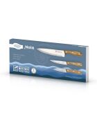 Lot de 3 Couteaux de cuisine Noia San Ignacio marrons