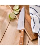 Lot de 3 Couteaux de cuisine Noia San Ignacio marrons