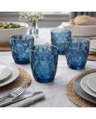 Lot de 8 Verres  bleus - 260 ml
