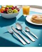 Service de couverts de 24 pièces argenté