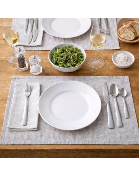 Service de couverts de 24 pièces argenté