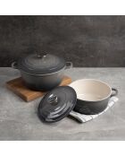 Kookpot met grijs deksel - D. 20x9 cm