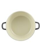 Kookpot met grijs deksel - D. 20x9 cm