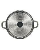 Kookpot met grijs deksel - D. 20x9 cm