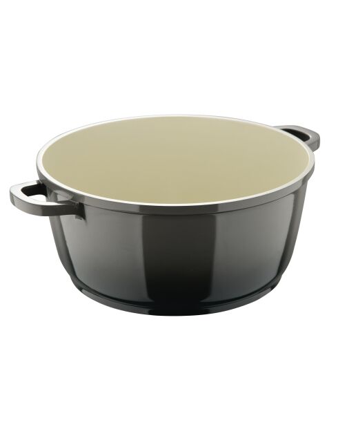 Kookpot met grijs deksel - D. 20x9 cm