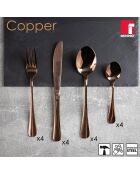 Lot de 16 Pièces de couverts cuivre