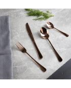 Lot de 16 Pièces de couverts cuivre