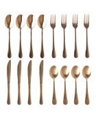 Lot de 16 Pièces de couverts cuivre