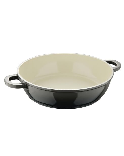 Set van 2 grijze stoofpotten