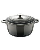 Set van 2 grijze stoofpotten