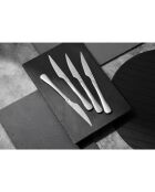 Lot de 6 Couteaux à steak argentés - D. 23 cm