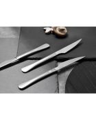 Lot de 6 Couteaux à steak argentés - D. 23 cm