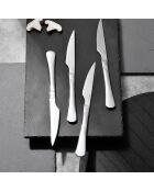 Lot de 6 Couteaux à steak argentés - D. 23 cm