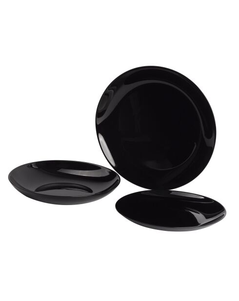 San Ignacio Tafelset schwarz - 12-teilig