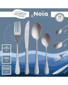 Lot de 16 Couverts Noia San Ignacio gris