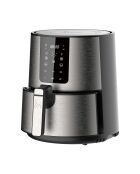 Lot de Friteuse à air Rocket sans huile et 1500 W 3,6 L noire /argentée