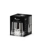 Lot de Friteuse à air Rocket sans huile et 1500 W 3,6 L noire /argentée