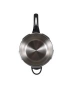 Olla a presión de 9 litros apta para inducción cromada - D. 24 x 24 cm