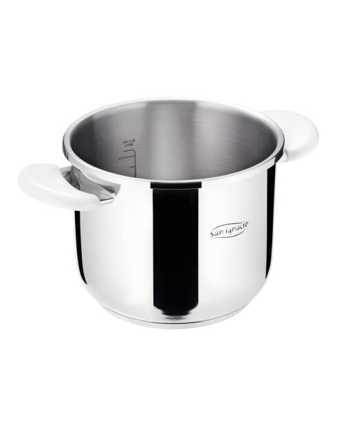 Pentola a pressione cromata Lifecook 6,5 l - D. 22 cm