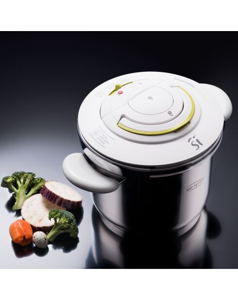 Pentola a pressione cromata Lifecook 6,5 l - D. 22 cm