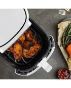 Freidora blanca de 1800 W - 6,9 L