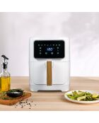 Freidora blanca de 1800 W - 6,9 L