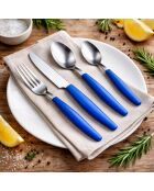 Lot de 16 pièces de couverts San Ignacio bleus