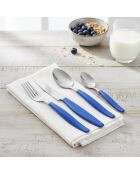 Lot de 16 pièces de couverts San Ignacio bleus