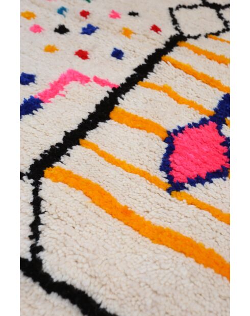 Mehrfarbiger Berberteppich - 248x204cm