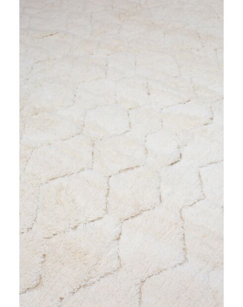 Beni Ouarain zwart en wit tapijt - 341x242cm