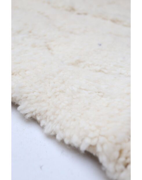 Beni Ouarain zwart en wit tapijt - 341x242cm