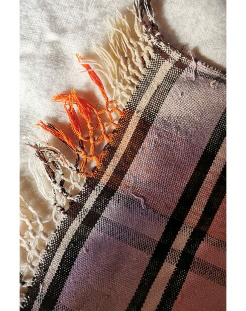 Plaid berbero antico marocchino multicolore