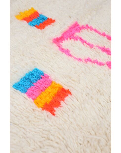 Mehrfarbiger Berberteppich - 230x220cm