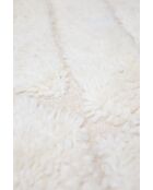 Beni Ouarain tapijt tijdloos zwart en wit collectie - 150x100cm