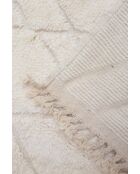 Beni Ouarain tapijt tijdloos zwart en wit collectie - 150x100cm