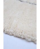 Beni Ouarain tapijt tijdloos zwart en wit collectie - 253x170cm